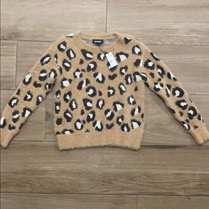 Leopard print sweater